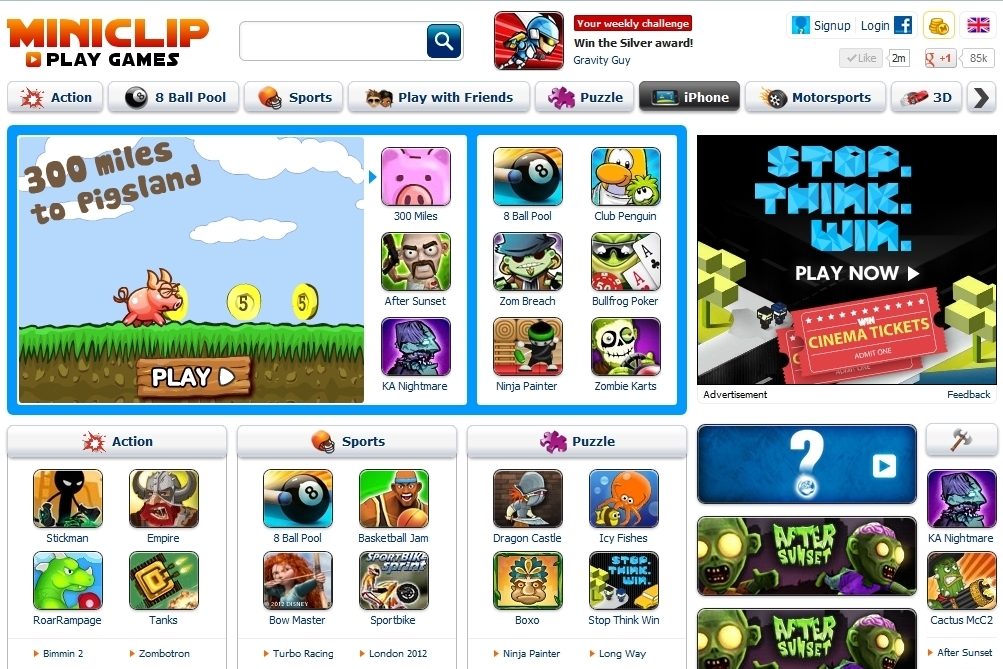 Check Out MiniClip Video Games For Online Play Free Way Gaming