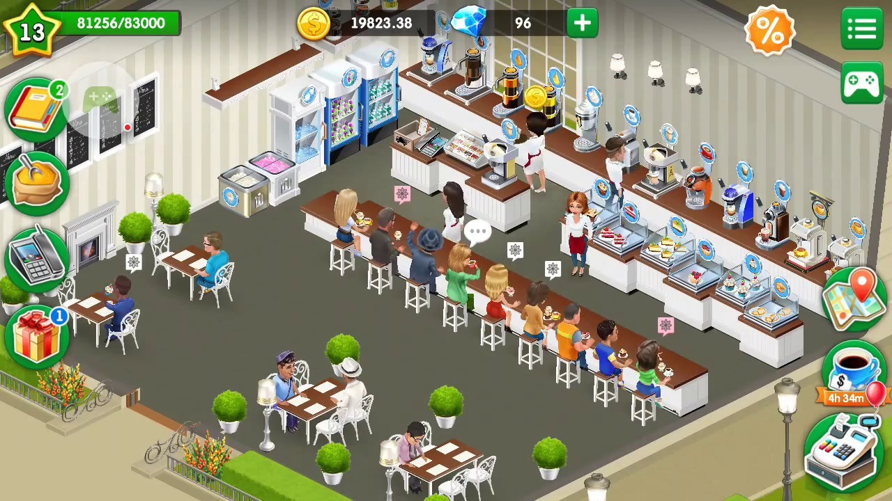 My Café - See How to Get Diamonds