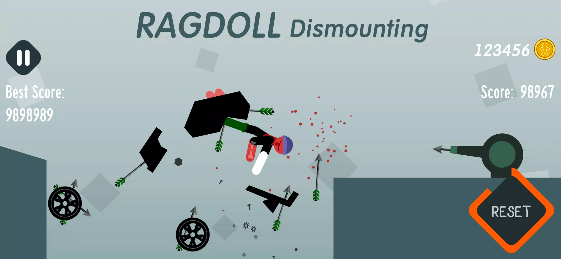 Ragdoll Dismounting - How to Get Coins